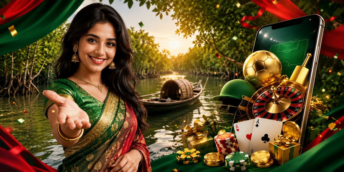 সুন্দরবনের পটভূমিতে ক্যাসিনো অ্যাপ ব্যবহারের অনন্য দৃশ্য